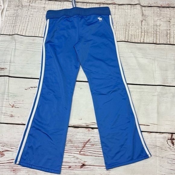 Abercrombie kids blue track pants 2 stripes on sides size XL Vintage Y2K EUC - Picture 8 of 11